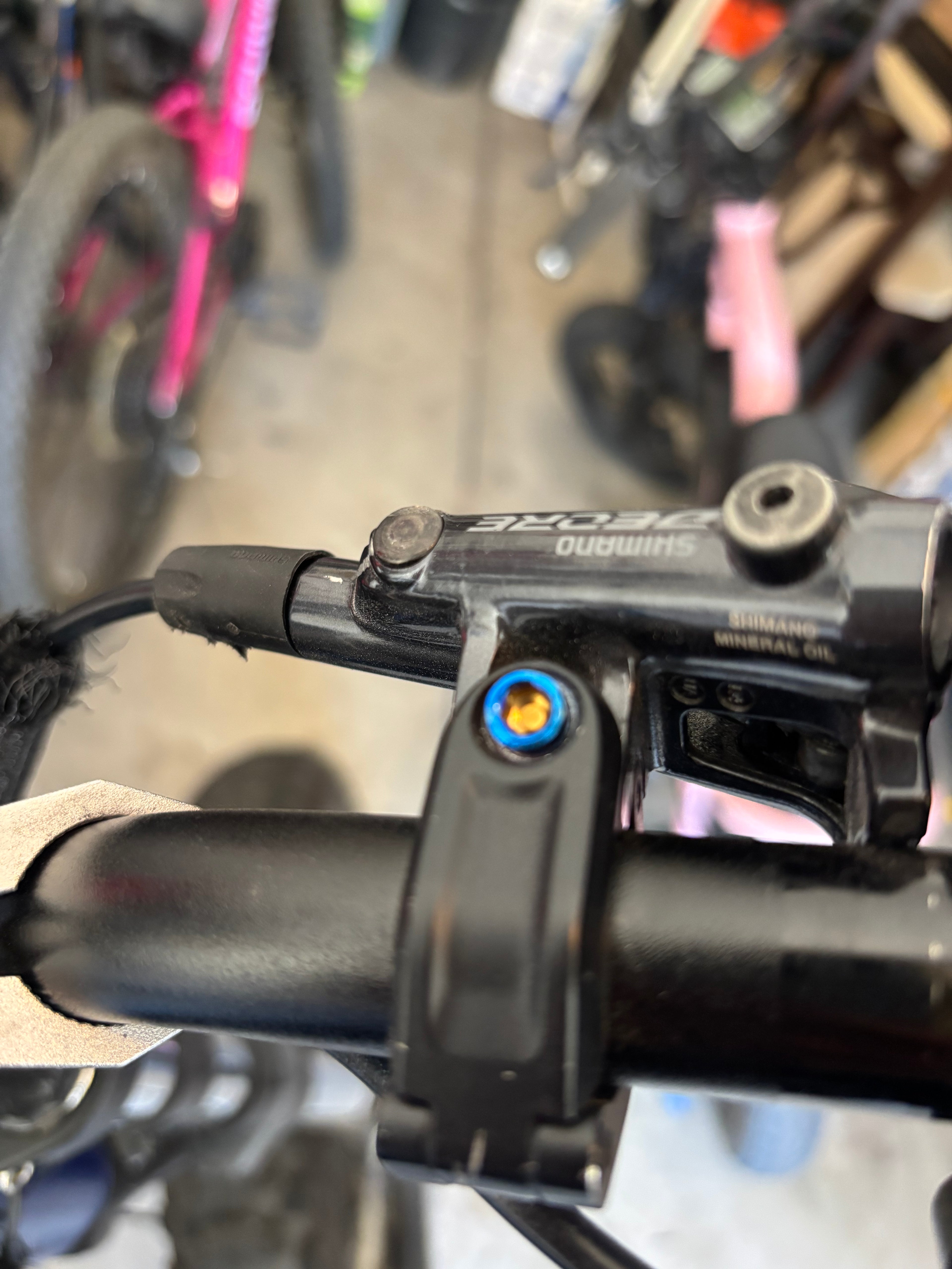 Shimano Brake titanium(set of 1)